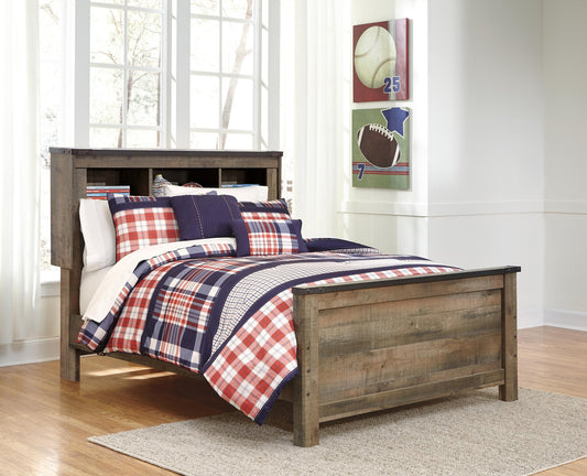 Trinell Full Bookcase Panel Bed