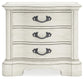 Arlendyne Three Drawer Night Stand