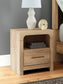 Kinlanni King Upholstered Platform Bed, Dresser, Mirror and Nightstand