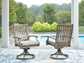Rainier Ranch Swivel Chair w/Cushion (2/CN)