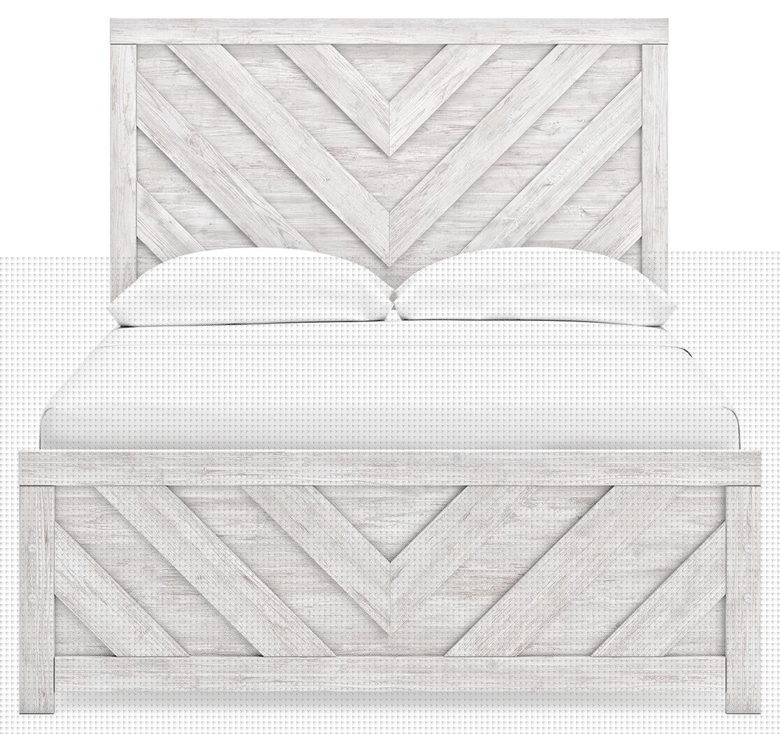 Cayboni Full Panel Bed, Dresser, Mirror, Chest and Nightstand