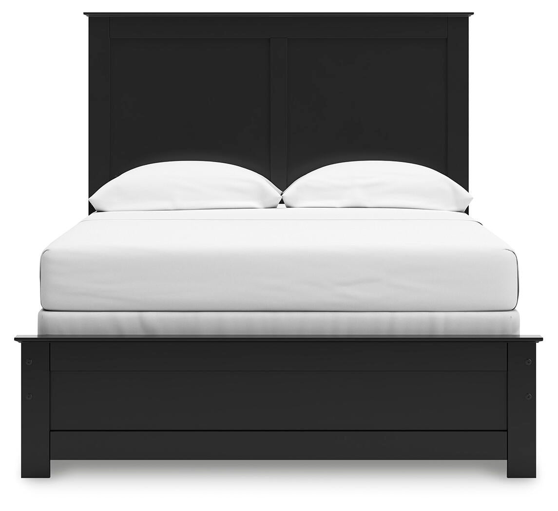 Maribel Full Panel Bed, Dresser, Mirror and Nightstand