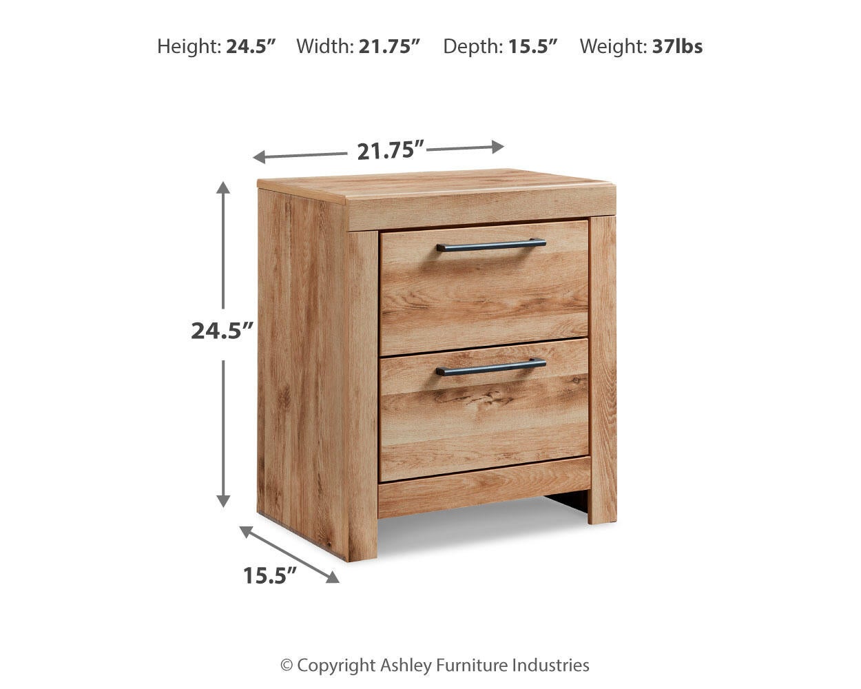 Hyanna Full Panel Bed with 2 Side Storage, Dresser, Mirror and Nightstand