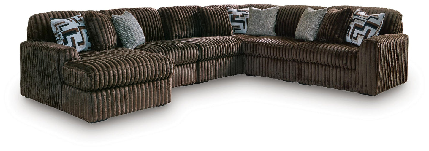Midnight-Madness 6-Piece Sectional with Chaise