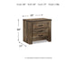 Trinell Two Drawer Night Stand