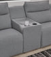 Modmax II 3-Piece Power Reclining Sectional with Chaise and Console