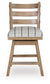 Ridgester UPH Swivel Barstool (2/CN)