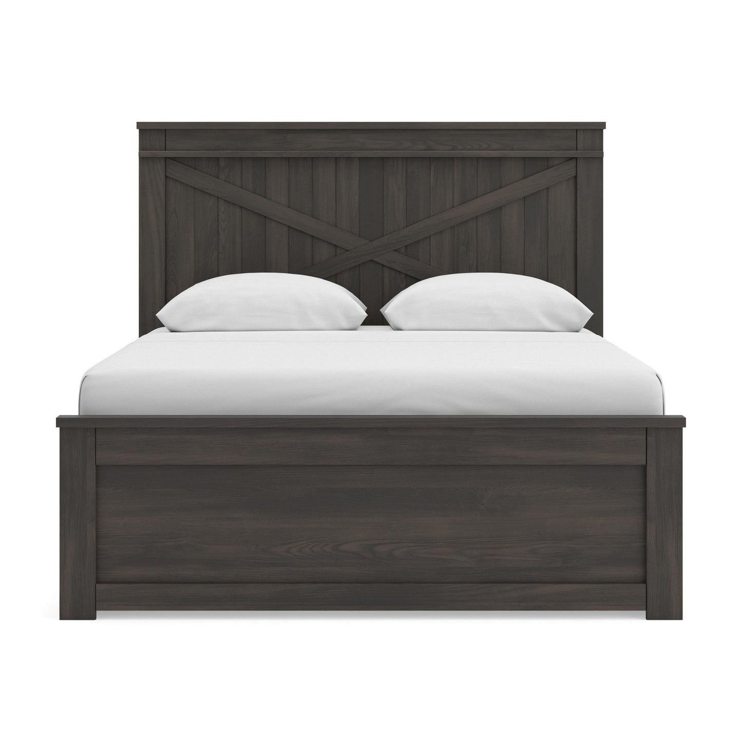 Vonitta Bay Queen Panel Bed with 2 Sided Storage