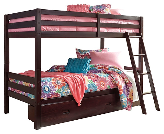 Halanton  Over Twin Bunk Bed With 1 Large Storage Drawer