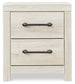 Cambeck Queen Panel Bed with 2 Storage Drawers with Mirrored Dresser, Chest and Nightstand