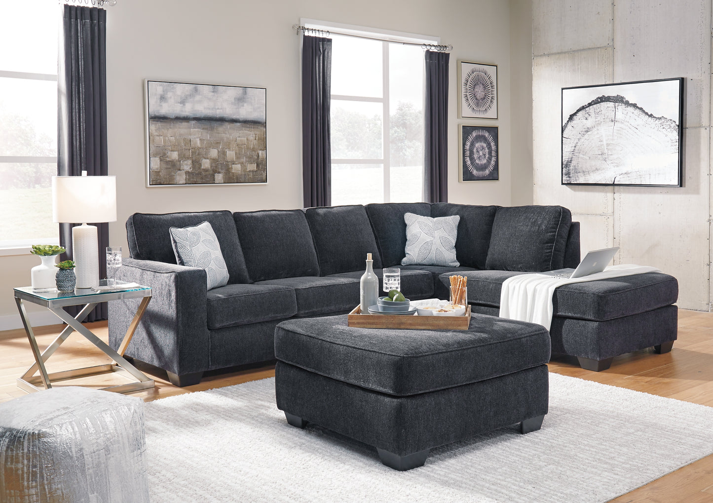 Altari 2-Piece Sectional with Ottoman