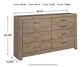 Culverbach Full Panel Bed with Dresser