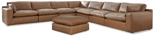 Emilia 7-Piece Sectional with Ottoman